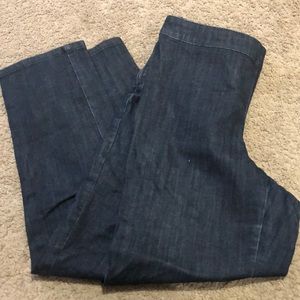 Talbots curvy slim ankle jean